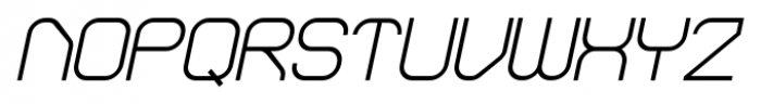 Sylar Regular Italic Font UPPERCASE