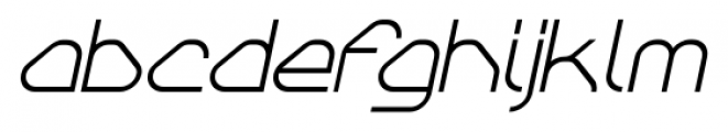 Sylar Regular Italic Font LOWERCASE