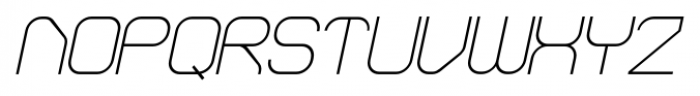 Sylar Thin Italic Font UPPERCASE