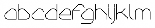 Sylar Thin Font LOWERCASE