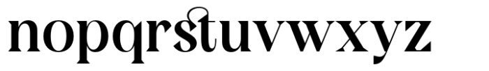 SYRINX Font LOWERCASE