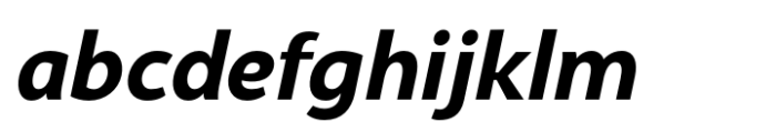Syabil ExtraBold Italic Font LOWERCASE