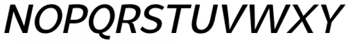Syabil Medium Italic Font UPPERCASE