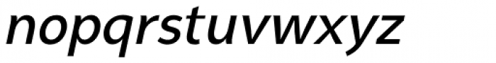 Syabil Medium Italic Font LOWERCASE