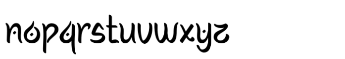 Syalbiyah Font LOWERCASE