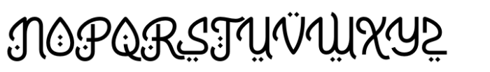 Syamaill Font UPPERCASE