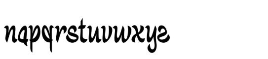 Syamsi Ramadhan Font LOWERCASE