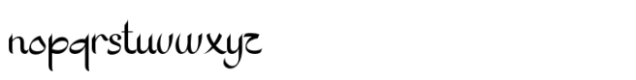 Syamsul Font LOWERCASE