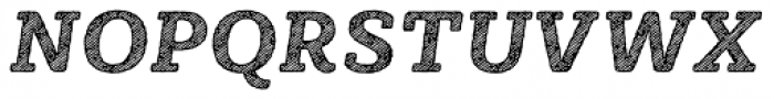 Sybilla Hatch Pro Bold Italic Font UPPERCASE