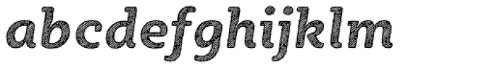 Sybilla Hatch Pro Bold Italic Font LOWERCASE