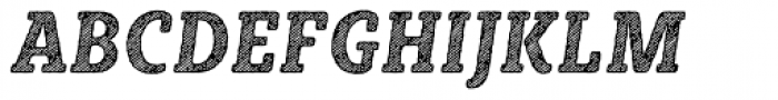 Sybilla Hatch Pro Condensed Bold Italic Font UPPERCASE