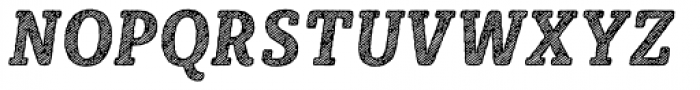 Sybilla Hatch Pro Condensed Bold Italic Font UPPERCASE
