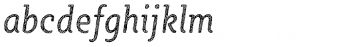 Sybilla Hatch Pro Condensed Book Italic Font LOWERCASE