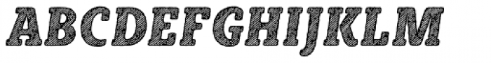 Sybilla Hatch Pro Condensed Heavy Italic Font UPPERCASE