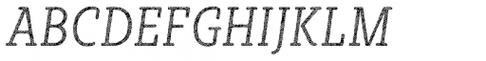 Sybilla Hatch Pro Condensed Thin Italic Font UPPERCASE
