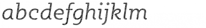 Sybilla Hatch Pro Light Italic Font LOWERCASE