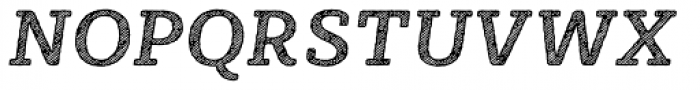 Sybilla Hatch Pro Medium Italic Font UPPERCASE