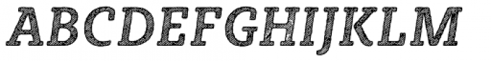 Sybilla Hatch Pro Narrow Medium Italic Font UPPERCASE