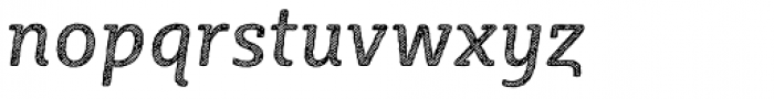 Sybilla Hatch Pro Narrow Regular Italic Font LOWERCASE