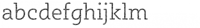 Sybilla Hatch Pro Thin Font LOWERCASE
