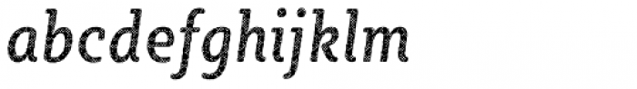 Sybilla Plaid Pro Condensed Regular Italic Font LOWERCASE
