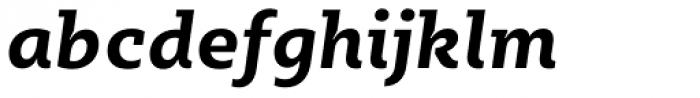 Sybilla Pro Bold Italic Font LOWERCASE