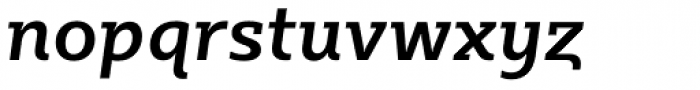 Sybilla Pro Medium Italic Font LOWERCASE