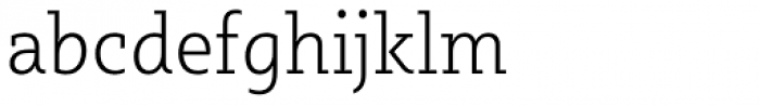 Sybilla Pro Narrow Thin Font LOWERCASE