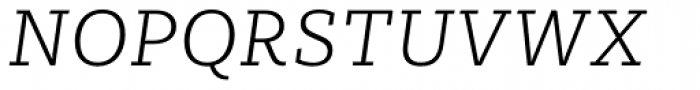 Sybilla Pro Thin Italic Font UPPERCASE