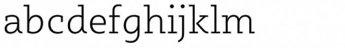 Sybilla Pro Thin Font LOWERCASE