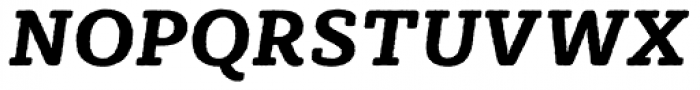 Sybilla Rough Pro Bold Italic Font UPPERCASE