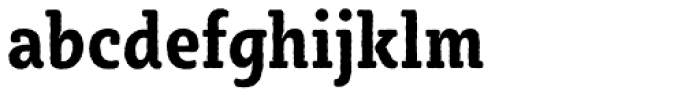 Sybilla Rough Pro Condensed Bold Font LOWERCASE