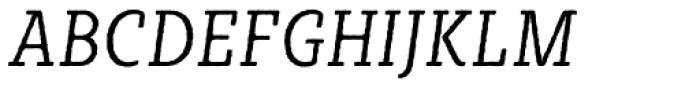 Sybilla Rough Pro Condensed Light Italic Font UPPERCASE