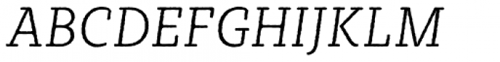 Sybilla Rough Pro Narrow Thin Italic Font UPPERCASE