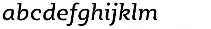 Sybilla Rough Pro Regular Italic Font LOWERCASE