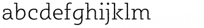 Sybilla Rough Pro Thin Font LOWERCASE