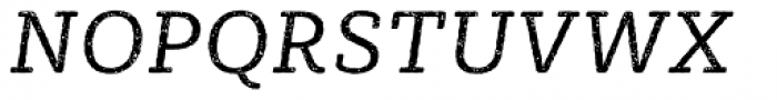 Sybilla Rust Pro Book Italic Font UPPERCASE