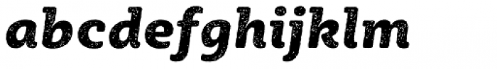 Sybilla Rust Pro Heavy Italic Font LOWERCASE