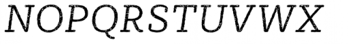 Sybilla Rust Pro Light Italic Font UPPERCASE