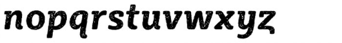 Sybilla Rust Pro Narrow Bold Italic Font LOWERCASE
