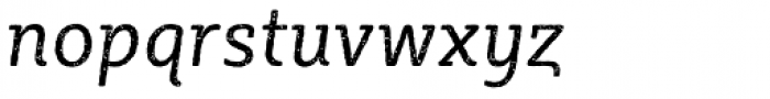 Sybilla Rust Pro Narrow Book Italic Font LOWERCASE