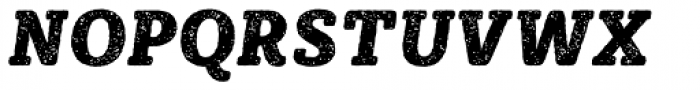 Sybilla Rust Pro Narrow Heavy Italic Font UPPERCASE
