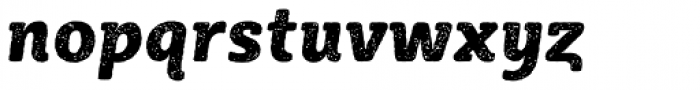 Sybilla Rust Pro Narrow Heavy Italic Font LOWERCASE
