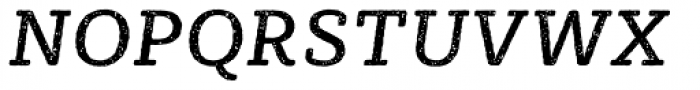 Sybilla Rust Pro Regular Italic Font UPPERCASE