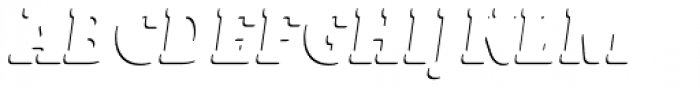 Sybilla Shade Pro Condensed Heavy Italic Font UPPERCASE