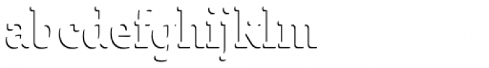 Sybilla Shade Pro Condensed Regular Font LOWERCASE