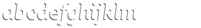 Sybilla Shade Pro Narrow Book Italic Font LOWERCASE