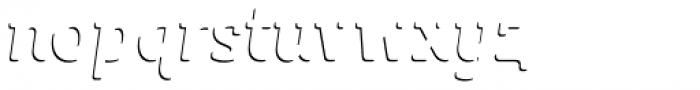 Sybilla Shade Pro Narrow Regular Italic Font LOWERCASE