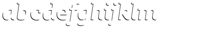 Sybilla Shade Pro Regular Italic Font LOWERCASE