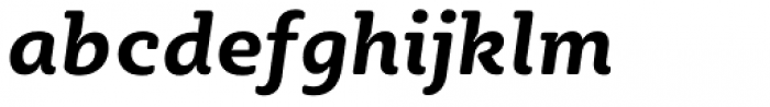 Sybilla Soft Pro Bold Italic Font LOWERCASE